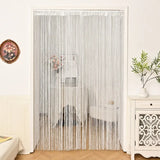 Yeknu  1x2m String Curtain Shiny Tassel Line Curtains Window Door Divider Drape for Home Living Room Cafe interior Decorations Valance