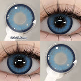Yeknu  2PCS Silver Knight Contact Lenses for Eyes Rainbow Colored Eye Lenses Beauty Pupils Gradient Contact Lenses Optical Lens