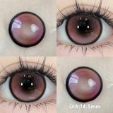 Yeknu   Pair Super Contact Lenses for Eyes Fashion Color Pupils Makeup Eye Lenses Green Contact Lenses Pink Brown Blue Lenses
