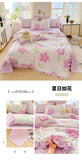 Yeknu 2025 new skin-friendly washed cotton summer quilt printing air conditioner quilt summer cool quilt machine wash single double