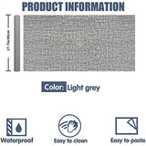 Yeknu  Linen Peel and Stick Wallpaper Grasscloth Self Adhesive Contact Paper Waterproof Textured Wall Paper for Wall Sticker Home Decor