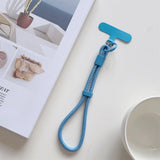 Yeknu  Adjustable Lanyard Hanging Rope Hand Wrist Strap for Mobile Cell Phone Universal Short Keychain Colorful Security Wristband