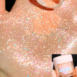 Yeknu  Dream Glitter Highlighter Powder Eyeshadow Makeup Face Brightening Pearl Three-dimensional Highlighter Powder Shimmer Cosmetics
