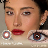 Yeknu  NEW Color Contact Beauty Blue Colorcon Natual Black Lens Big Eyes Cosmetic Red Lenses Colorcon Beauty Brown Soft Pupils