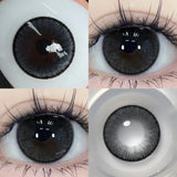 Yeknu  2pcs Brown Colored Contact Lenses for Eyes Purple Beauty Halloween Makeup Lens Big Eye Lens Natural Look Gray Blue Lens