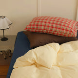 Yeknu Ins Nordic Bedding Set Simple Style Striped Duvet Cover Set Soft Flat Sheet Single Twin Size Double Bed Sheet Set For Bedroom