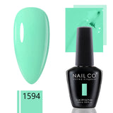 Yeknu  15ml Gel Nail Polish Semipermanente Varnishes Lacquer Esmalte Black White Color UV Lakiery Hybrydowe Vernis Gellak Polish