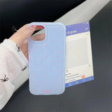 Yeknu Korean Cute Polka Dot Macron Color Phone Case For iPhone 16 15 14 13 12 Pro Max Trendy Aesthetic Anti Knock Soft Back Cover
