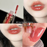 Yeknu  Lip Gloss Long-lasting Moisturizing Easy Halo-dyeing Waterproof Mirror Water Glass Lip Gloss Transparent Color Cosmetics