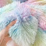 Yeknu  1Pc  Mink velvet fabric Colorful Soft Warm Sofa Throw Blankets Travel Blanket Warm Bedding All Season With zipper Duvet Covers