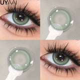 Yeknu  Contact lenses Makeup Color Contacts Lens Colorcon Water Light Cosmetics Blue Eyes Lens Beauty Green Pupils Fashion Eyes