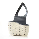 Yeknu  Double-layer Sink Hanging Bag Kitchen Rack Faucet Sponge Holder Storage Hanging Basket Kitchen Storage Rack Sink Accessories ﻿