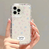 Yeknu  Cute Cherry Phone Case For iPhone 17 15 16 13 11 12 14 Pro Max 7 8 Plus Air 16e XR SE Shockproof Soft Clear Cover Coque