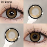 Yeknu  New 1 Pair Colored Contact Lenses with Prescription Myopia Lenses Degree Colored Pupils Year Disponible