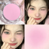 Yeknu  monochrome blush whitening matte cosmetics vitality girl nude makeup natural smudge monochrome blush plate
