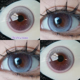 Yeknu  Daily Disposable 10PCS Colored Contact Lenses for Eyes Myopia Lens Beauty Pupils Eye Lenses Fashion Blue Purple Lenses
