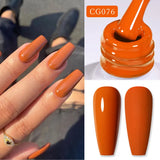 Yeknu  10ml Gold Glitter Gel Nail Polish Crystal Semi Permanent Soak Off UV Gel Varnish Nail Art Manicure Base Top Coat
