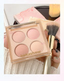 Yeknu  Korean Blush Pallete Expansive Color Brightening Face Contouring Shadow Blusher Long-lasting Tint Cheek Korean Makeup Cosmetics