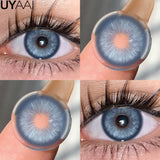 Yeknu  Color Contact Lenses Beauty Makeup Colorcon Fashion Blue Eyes Lenses Green Eyes Contact Natural Brown Lenses For Eyes