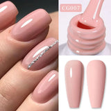 Yeknu  10ml Gold Glitter Gel Nail Polish Crystal Semi Permanent Soak Off UV Gel Varnish Nail Art Manicure Base Top Coat