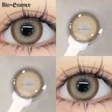 Yeknu  1 pair Korean Lenses Colored Contact Lenses with Degree Myopia Lenses Free Shipping High Quality Lens Fog Pearl lens
