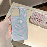 Yeknu  Wrinkle Star Is Suitable For Iphone 15 Phone Case 16 Pro Max 13 14 Pro All Inclusive Protective Cover