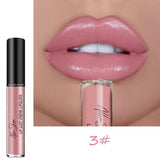 Yeknu 12 Colors Sexy Women Lipstick Waterproof Long Lasting Moisturizing Nonstick Lip Gloss Nude Creamy Semi Lip Tint Beauty Makeup