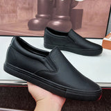Yeknu  New Autumn White Shoes Fashion Non Slip Board Shoes Outdoor Skateboarding Loafers Comfortable Shoe Flat Male Sneakers Zapatos
