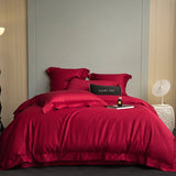 Yeknu 600TC Egyptian Cotton Soft Hotel Style Bedding Set Double Queen King Size Duvet Cover Bed Sheet/Fitted Sheet Pillowcases 4Pcs