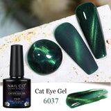 Yeknu  Transparent Cat Eye Gel Nail Polish 10ml UV Nail Art Semi Permanent Lakiery Hybrydowe Magnet SPAR Lacquer Gel Vernis Soak