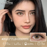 Yeknu Seattle Brown 14.5mm 1 Pair | 1 Year