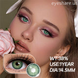 Yeknu Serbia Green 14.5mm 1 Pair | 1 Year