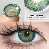 Yeknu Serbia Green 14.5mm 1 Pair | 1 Year