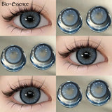 Yeknu  1 Pair Colored Contact Lenses for Eyes Natural Contact Lenses Fashion Lenses Blue Eye Lenses Green Lenses