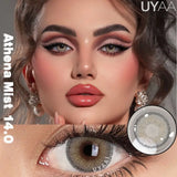 Yeknu  1Pair NEW Color Contact Lenses For Eyes Beauty Pupils Natural Pupils Brown Contact Lenses Soft Colorful Cosmetics Gray Len