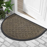 Yeknu  Olanly Half Moon Door Mats Indoor Non-slip Super Soft Rubber Mats For Doorway Dirt Trapper Absorbent Machine Washable Doormats