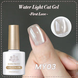 Yeknu  10ml Cat Magnetic Gel Polish High Transparency Moonlight White Effect Long-Lasting Salon Soak Off UV LED Manicure