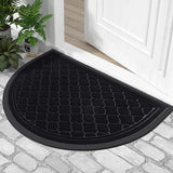 Yeknu  Olanly Half Moon Door Mats Indoor Non-slip Super Soft Rubber Mats For Doorway Dirt Trapper Absorbent Machine Washable Doormats