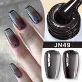 Yeknu  10ml Jelly Nude Gel Nail Polish Crystal Translucent Coffee Soak Off Semi-Permanent Varnish Base Top Coat Manicure