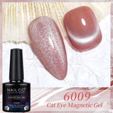 Yeknu  Transparent Cat Eye Gel Nail Polish 10ml UV Nail Art Semi Permanent Lakiery Hybrydowe Magnet SPAR Lacquer Gel Vernis Soak