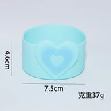 Yeknu  1PC Silicone Heart Straw Covers Reusable Star Straw Toppers Drinking Caps Straws Stopper for Stanley 10mm Tumbler Accessories