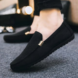 Yeknu  Men High Quality Loafers Men Casual Shoes Moccasins Slip On Men's Flats Fashion Men Shoes Male Driving Shoes Big Size 45