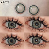 Yeknu  Color Contact Lenses for Eyes Korean Lens Natural Lenses Brown Lenses Blue Eye Contact Brown Big Eyes  Color Lens Eye