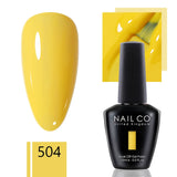 Yeknu  15ml Gel Nail Polish Semipermanente Varnishes Lacquer Esmalte Black White Color UV Lakiery Hybrydowe Vernis Gellak Polish
