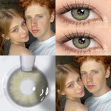 Yeknu  New Bio-essence 1 Pair Green Contact Lenses for Eyes Gray Lenses Brown Lenses Makeup Fashion Lenses 1 Year Pupils