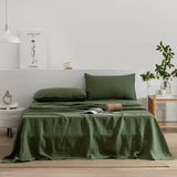 Yeknu  100% French Washed Pure Linen Sheets, Breathable and Durable Line King Size Sheets, Anti-Tear Line Bed Sheets, Machine Washable