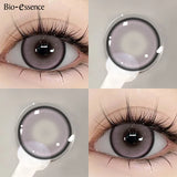 Yeknu  New 1 Pair Colored Contact Lenses with Prescription Myopia Lenses Degree Colored Pupils Year Disponible