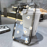 Yeknu  Small Flower Soft Case For iPhone 16 Pro Case iPhone 15 13 16e 11 12 14 17 Pro Max XR XS 7 8 Plus SE Shockproof Anti-drop Cover