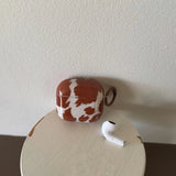 Yeknu  Brown Cow Pattern Suitable For Airpods Pro 3 Headphone Cover 4th Generation Airpods S1 2nd Generation Pro New 3rd Generation Pro