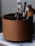 Yeknu  Rotatable 360 Degree Storage Holder Box Makeup Brush Rotating Desktop Rotary Cylinder Cosmetics Shelf  Pen Holder